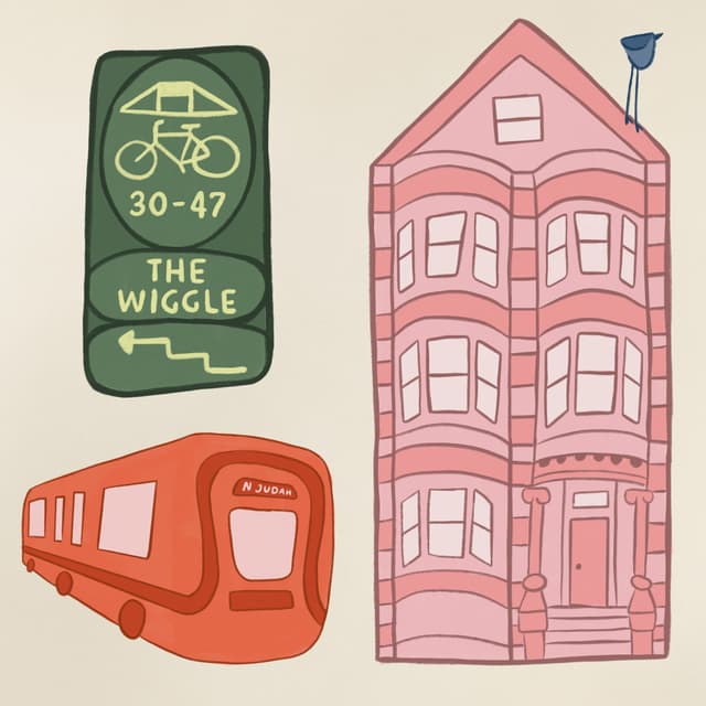 Magazine doodle by Caroline Carter